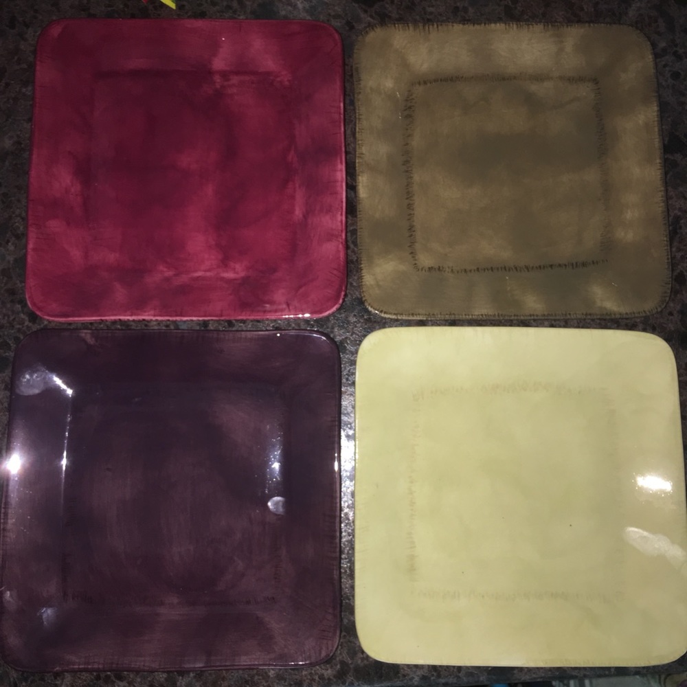 Fruta Del Sol Ceramic Plate Set | 4 Plates - Picture 1 of 8
